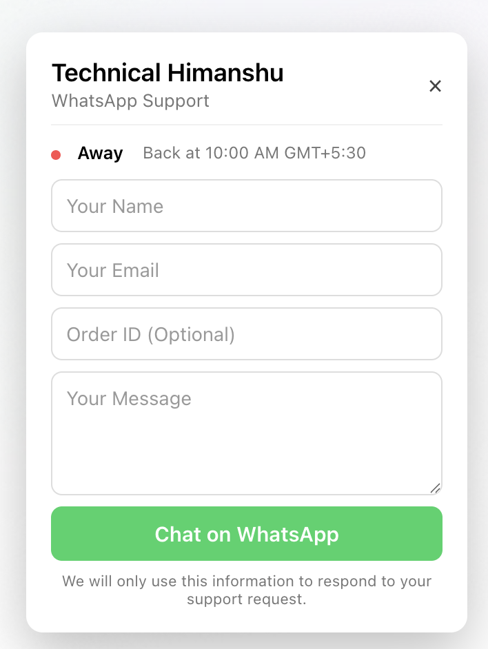 TechnicalHimanshu ChatConnect offline mode popup